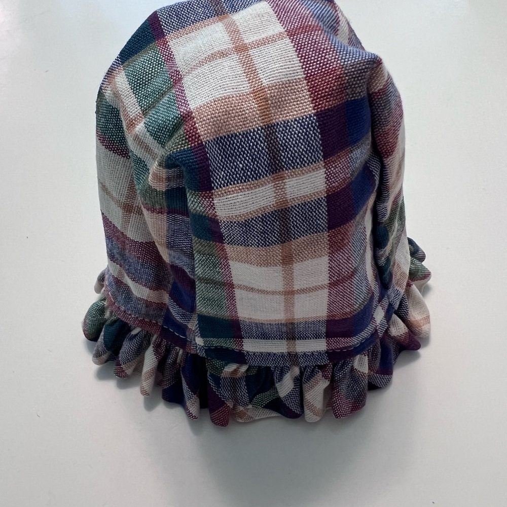 Longaberger Woven Traditions Plaid Liner for Chives Basket
